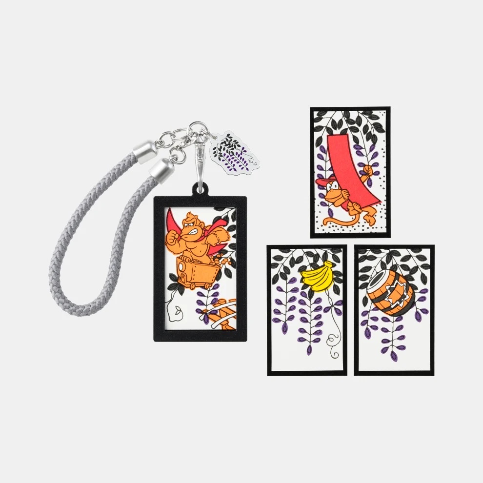 キーホルダーコレクション マリオ花札・黒」が発売。「マリオ花札」が