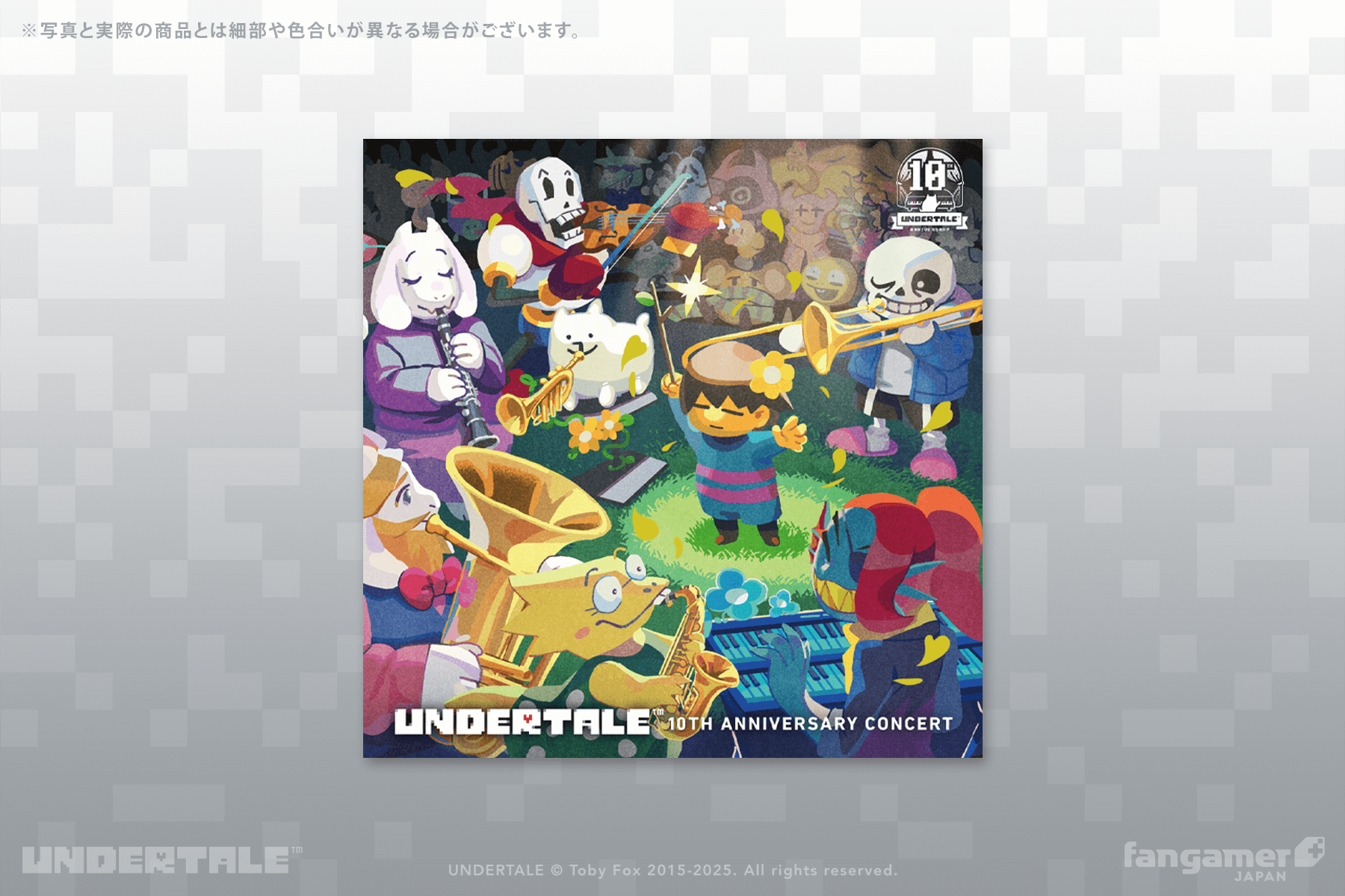 UNDERTALE』10周年コンサートで先行販売されたグッズがFangamer Japan