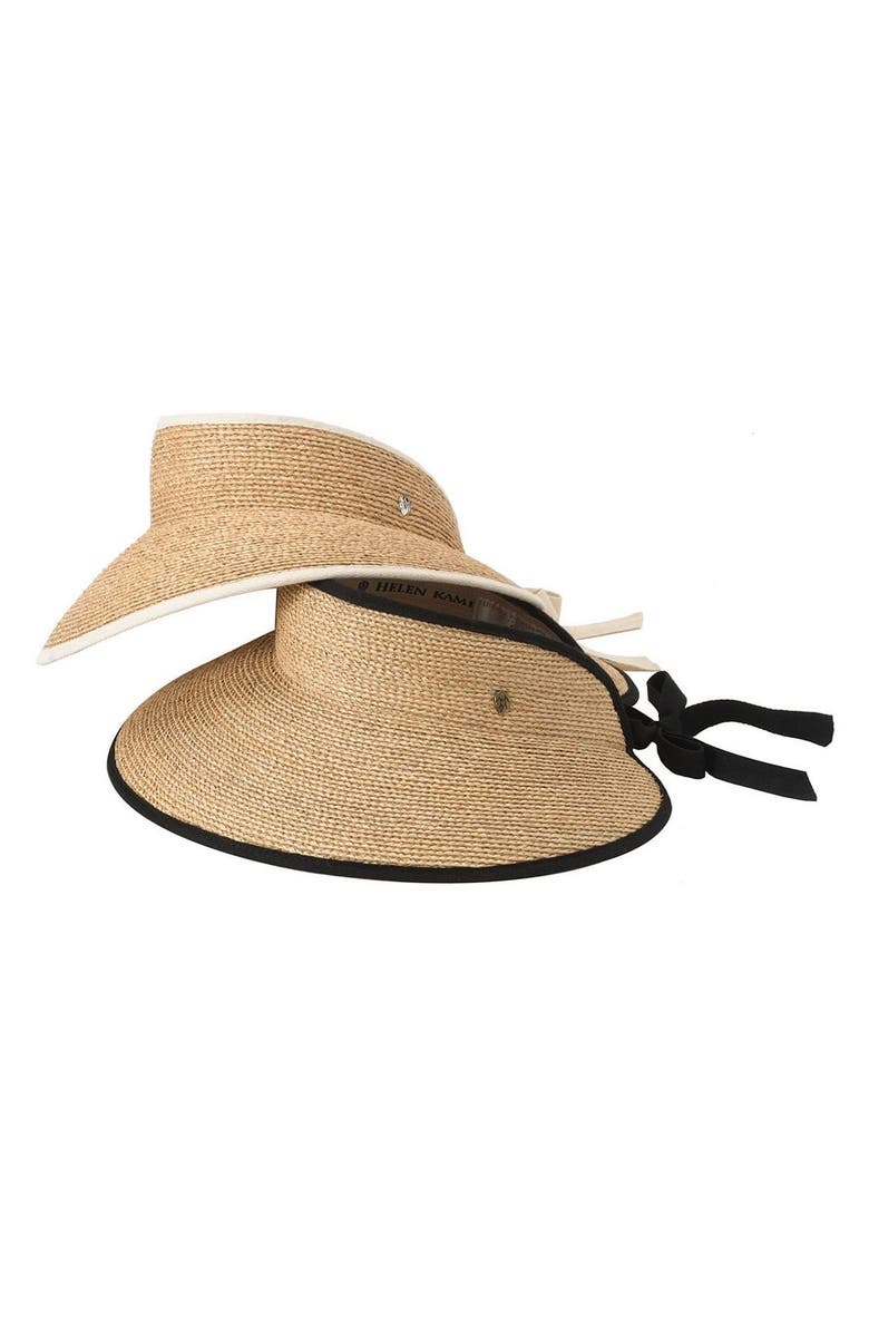 Helen Kaminski Mita Packable Raffia Visor | Nordstrom