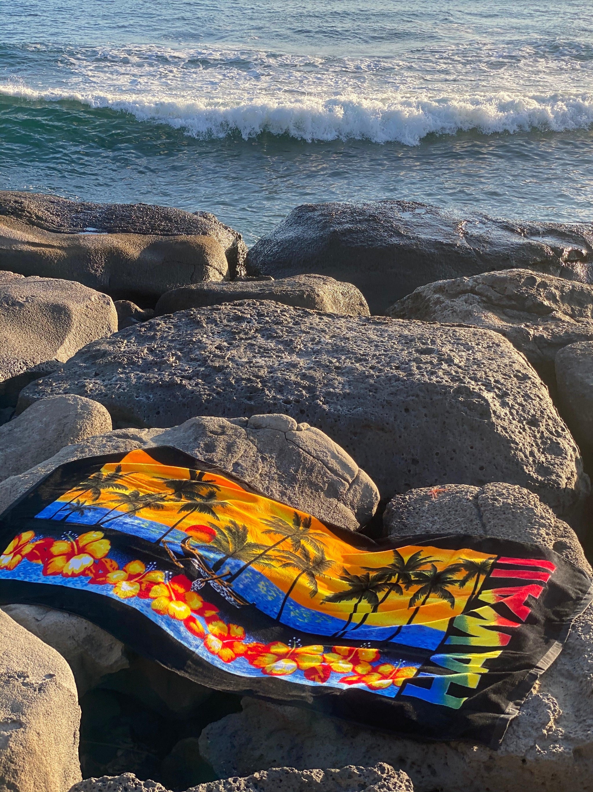 Sunset Hawaii Beach Towel, 2 Sizes – Ninth Isle