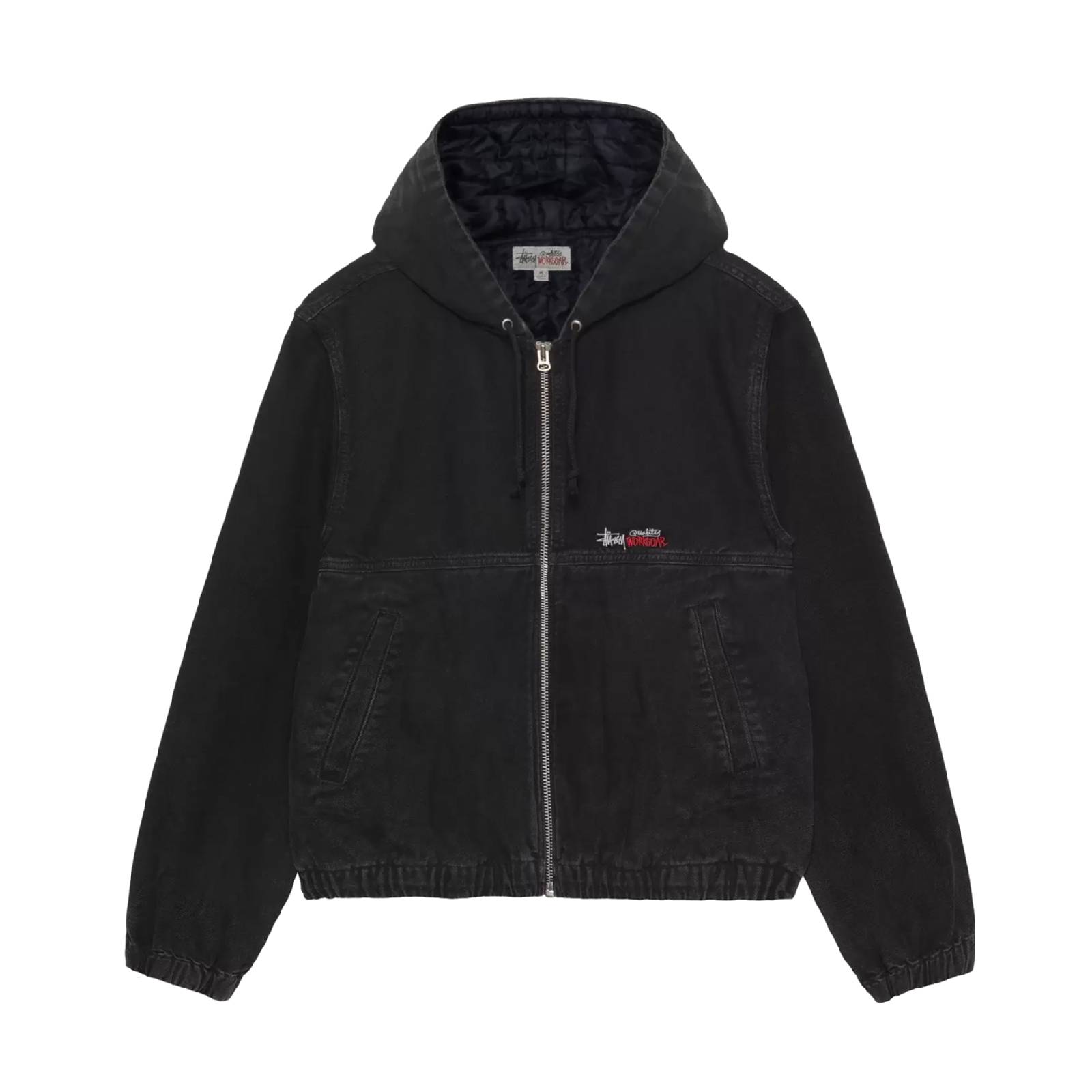 Stussy Work Jacket Insulated Canvas - Black – Ninetimes Skateshop