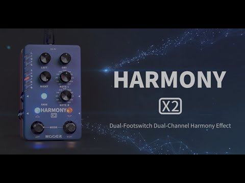 Mooer - HARMONY X2 | ピッチシフター ギター エフェクター – NINEVOLT