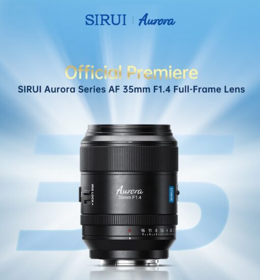 Sirui Aurora 35mm f/1.4 full-frame autofocus lens for Nikon Z