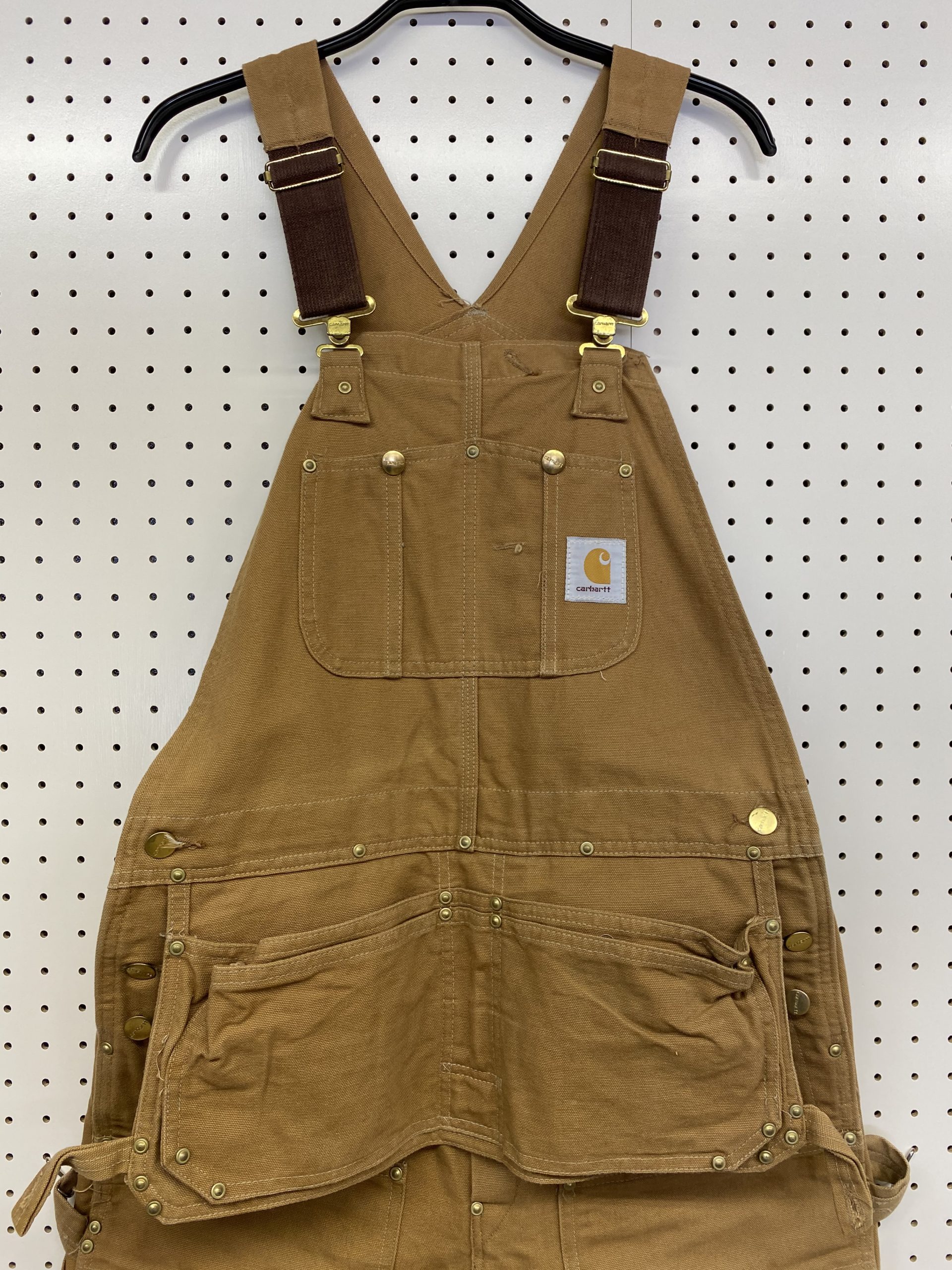1990s Carhartt エプロン付き オーバーオール ダック地 ダブルニー
