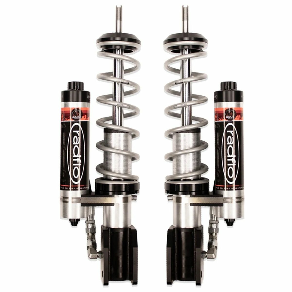 Radflo ROAM 2.5 Front Coilover Shocks w/ Compression Adjuster for