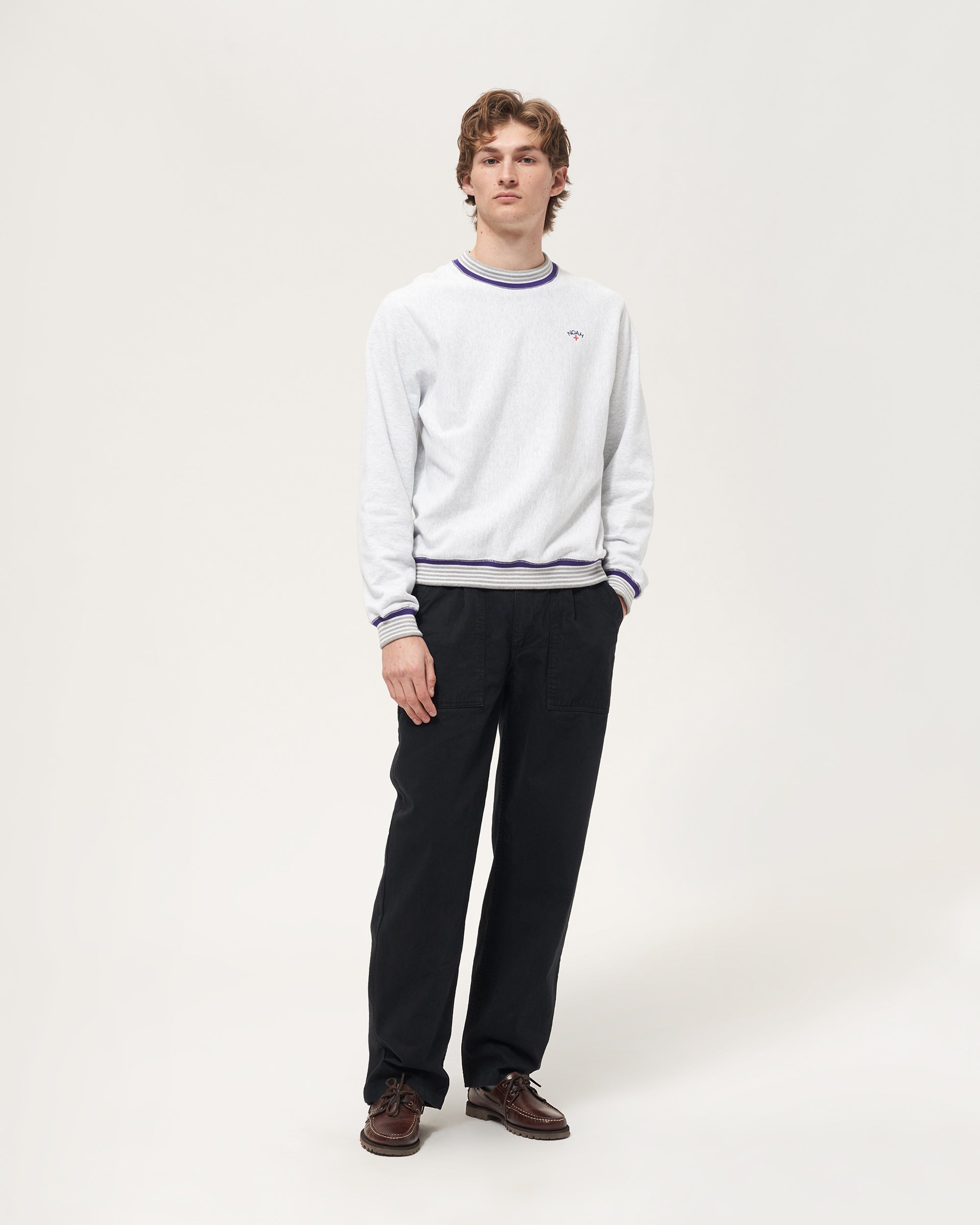 Striped Rib Crewneck - Noah
