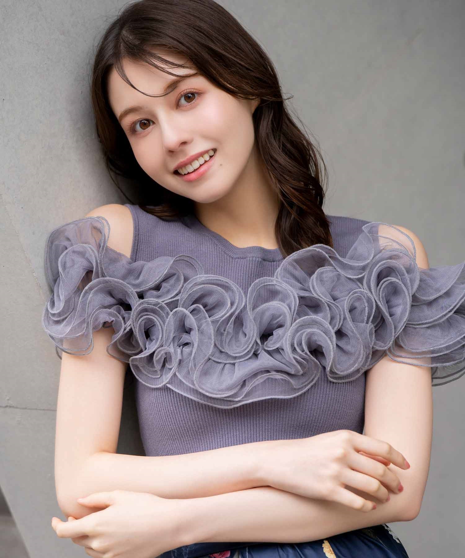 モチーフフリルニット | ニット | NOELA OFFICIAL WEB STORE