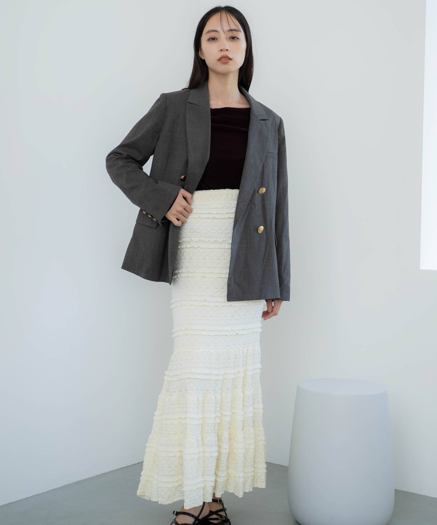 レースマーメイドスカート | タイトスカート | NOELA OFFICIAL WEB STORE