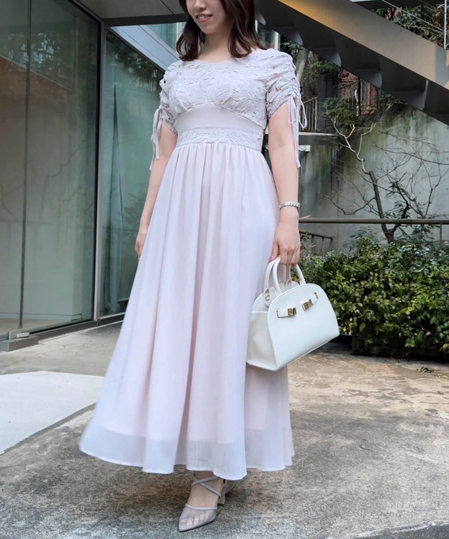 WEB限定】レースシアーロングワンピース | ロングワンピース | NOELA