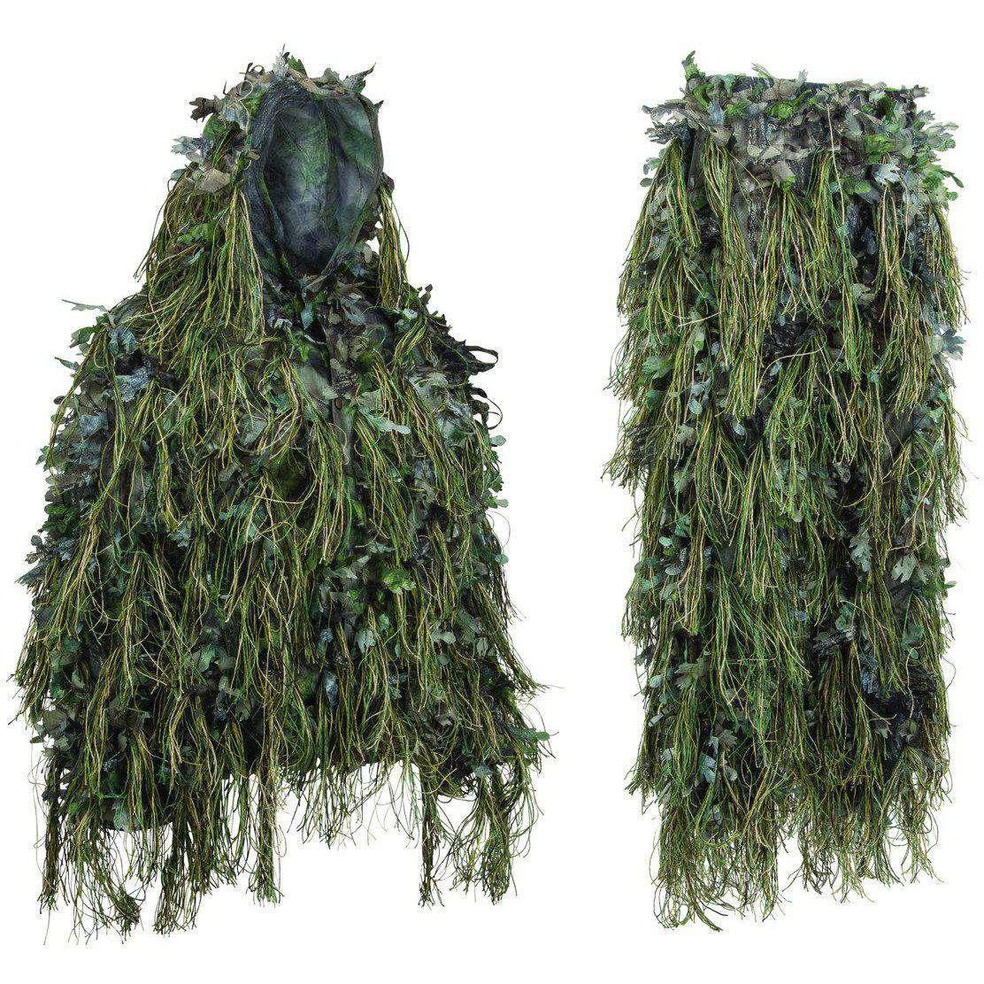 Woodland Green Hybrid Ghillie Suit | North Mountain Gear