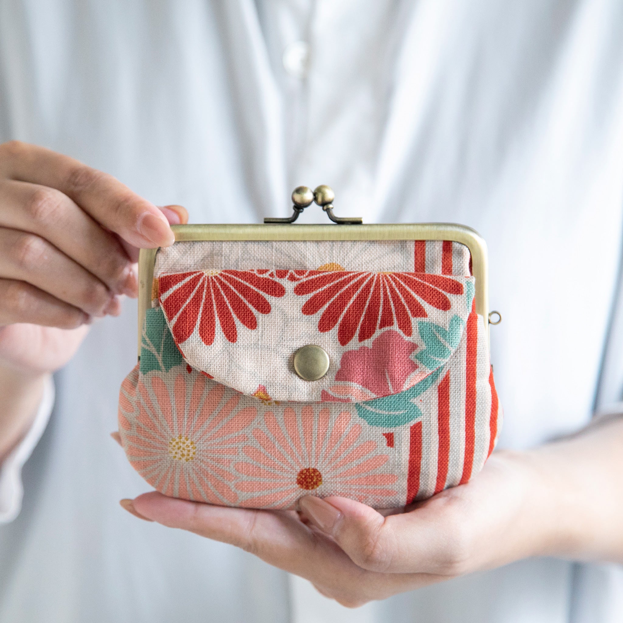 のレン 親子がま口財布 レトロフラワー – NOREN JAPAN 公式通販