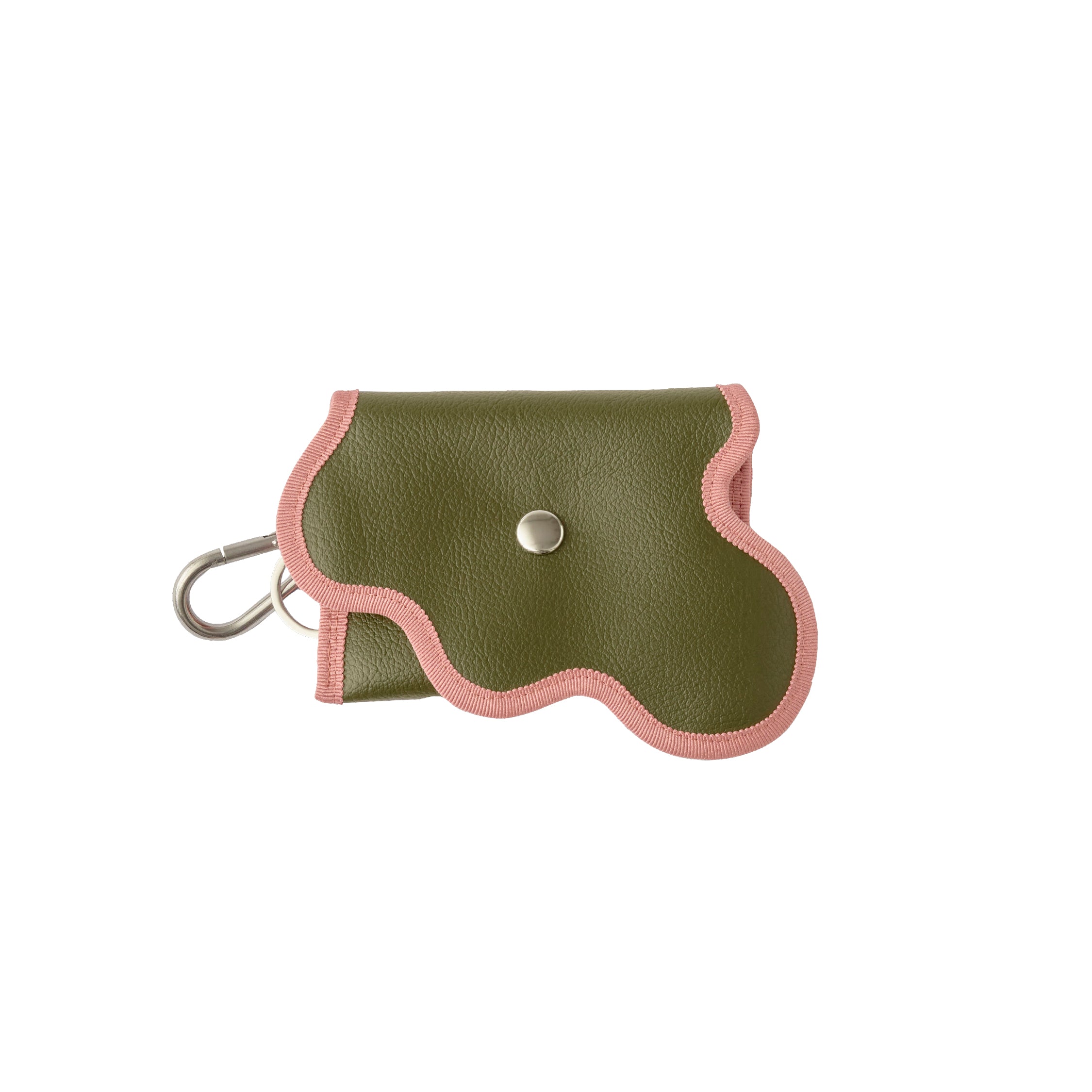 broken wave purse E / pansy × pistachio – nori enomoto