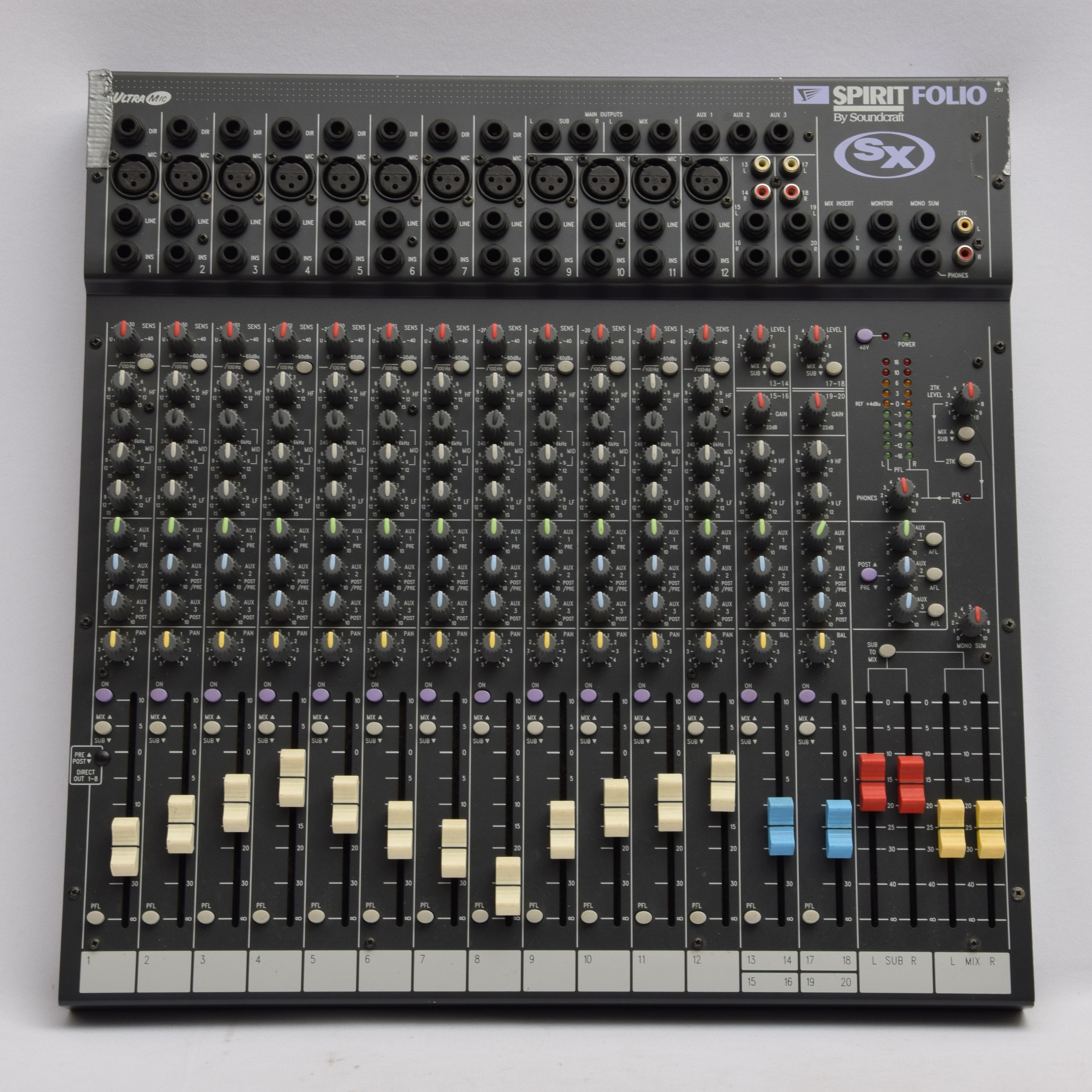 Pre-owned Soundcraft Spirit Folio SX Mono/Stereo Production 12