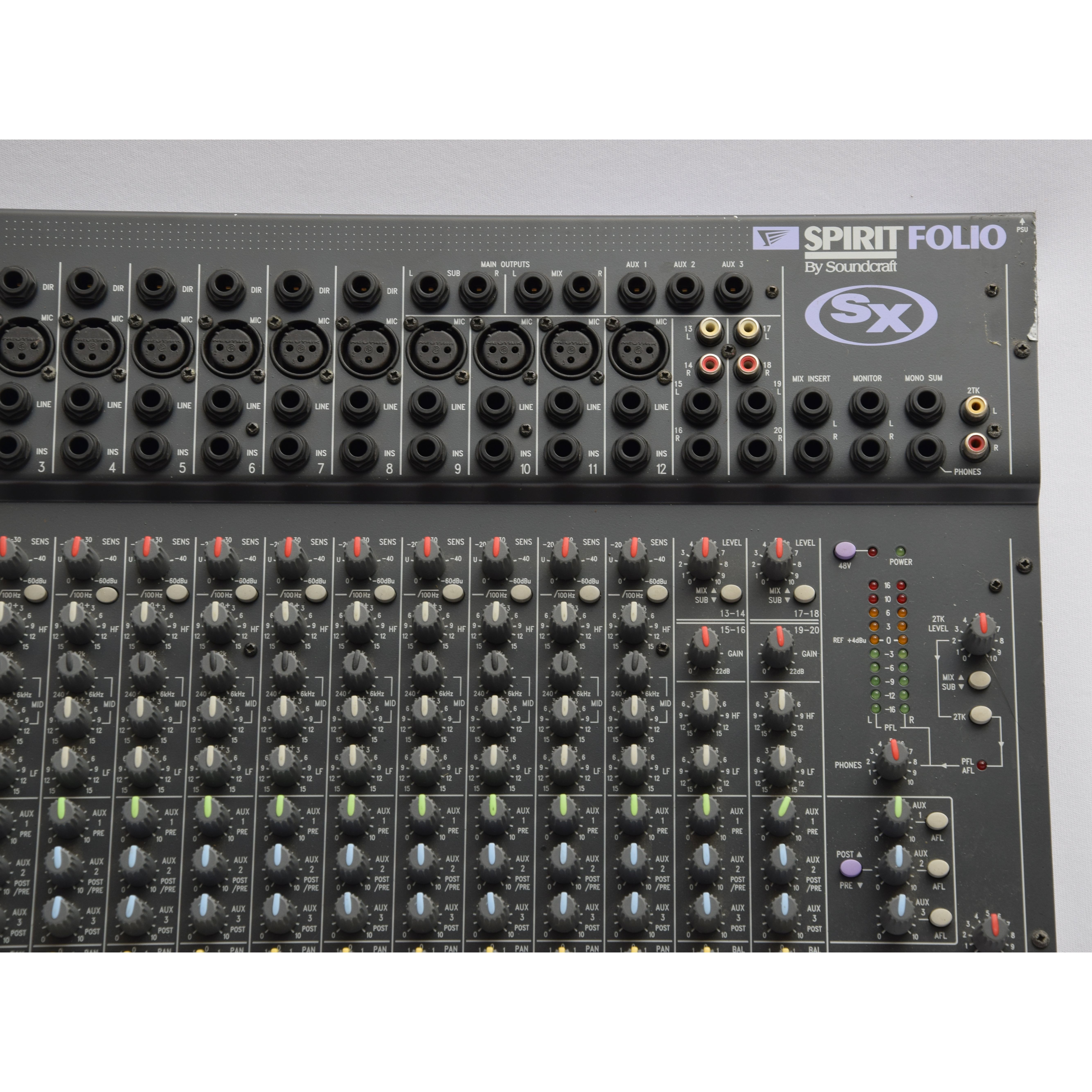 Pre-owned Soundcraft Spirit Folio SX Mono/Stereo Production 12