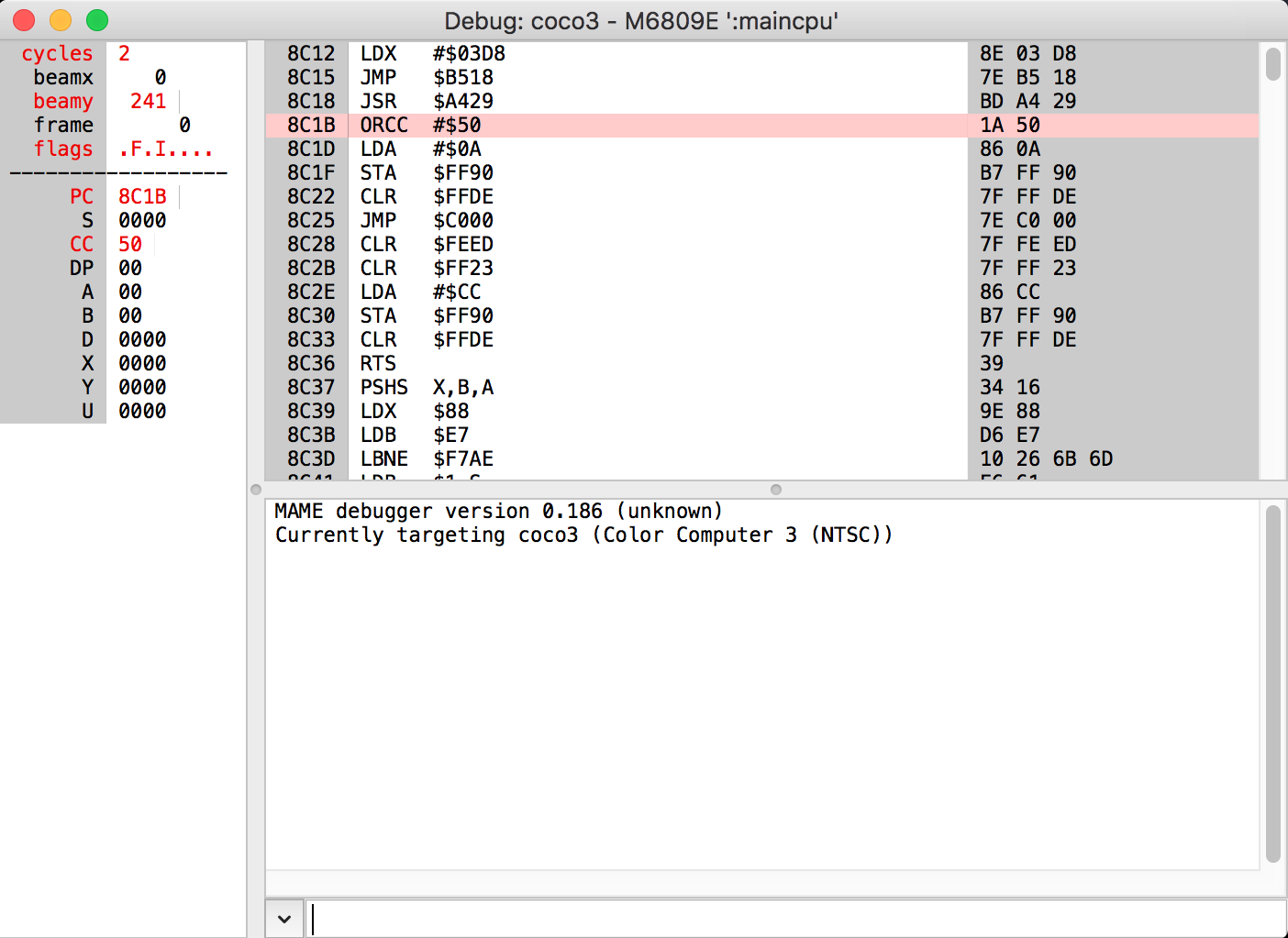 CoCo (6809) Assembly on a modern computer | Glen's Weblog