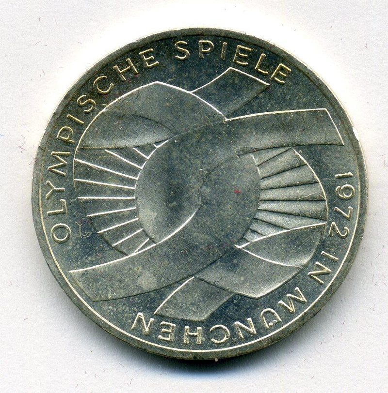 ドイツ ミュンヘンオリンピック 10マルク銀貨 2次 – 野崎コイン
