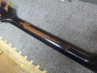 Gibson LesPaul custom ネック折れリペアetc |ギターリペアショップN's