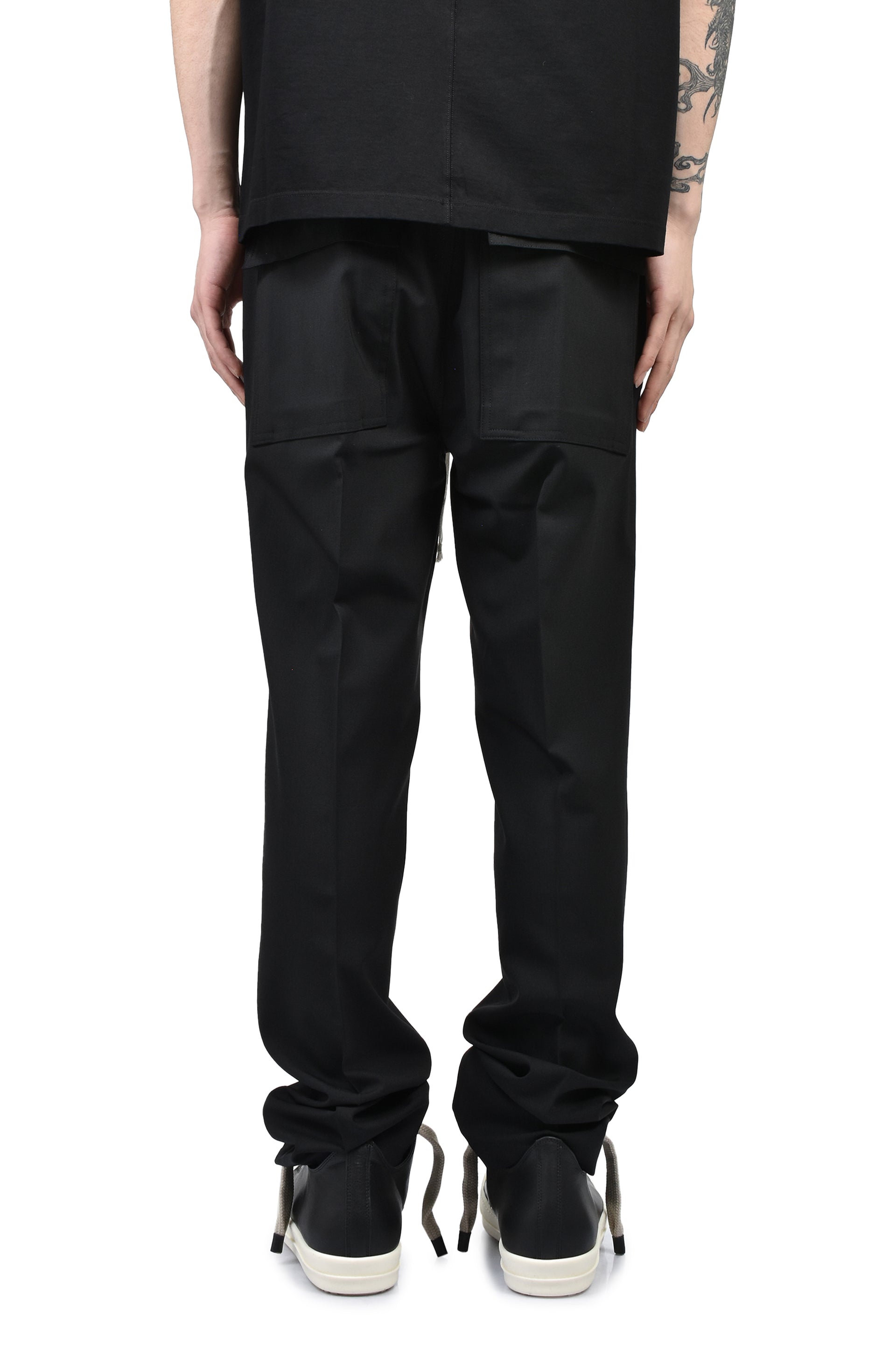 Rick Owens リックオウエンス SS26 TEMPLE DRAWSTRING SLIM LONG / BLK