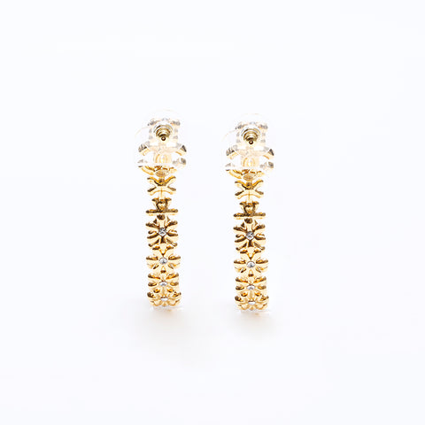 シャネル CHANEL B23C フラワー フープ ピアス ゴールド WS8384 – NUIR