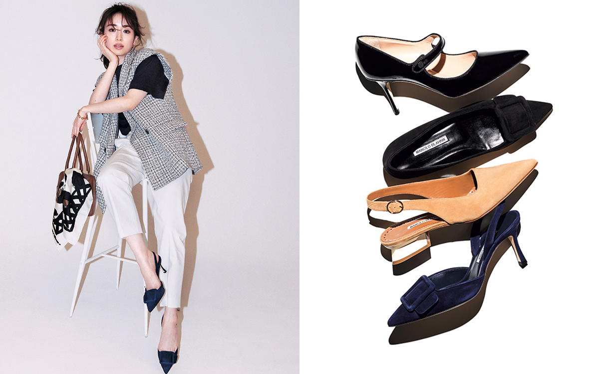 いい女〟感を加速！「マノロ ブラニク」の洗練ポインテッドシューズ4選