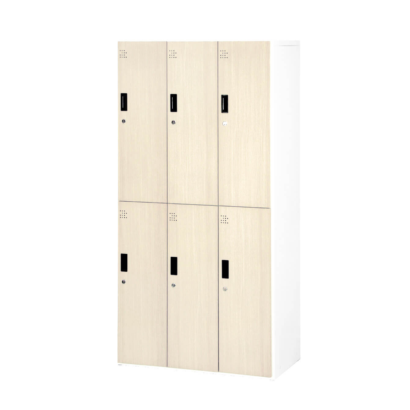 木目調ロッカー6人用 | オリジナルオフィス家具の通販‐おまかせオフィス