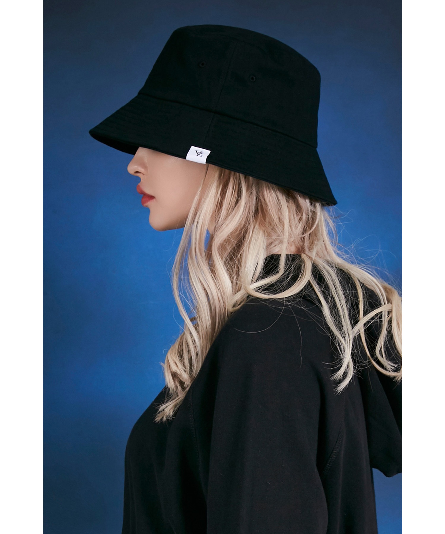 A'GEM/9 × .kom『VARZAR/バザール』Herringbone label bucket hat