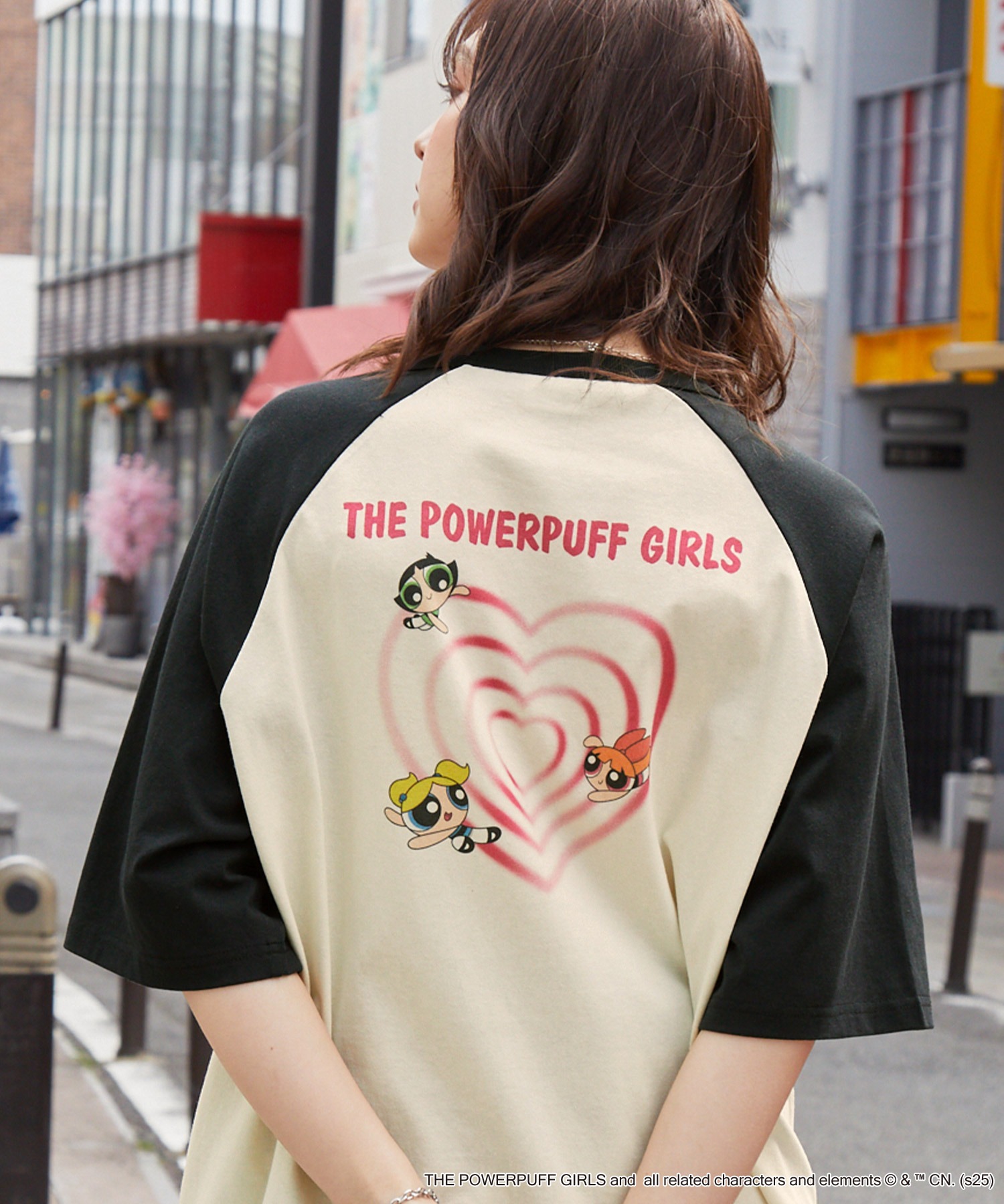 THE POWERPUFF GIRLS】別注 パワーパフ ガールズ グラフィック刺繍半袖