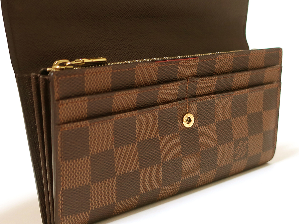 ルイヴィトン ダミエ エベヌ ポルトフォイユ・サラ 長財布 N61734 AB