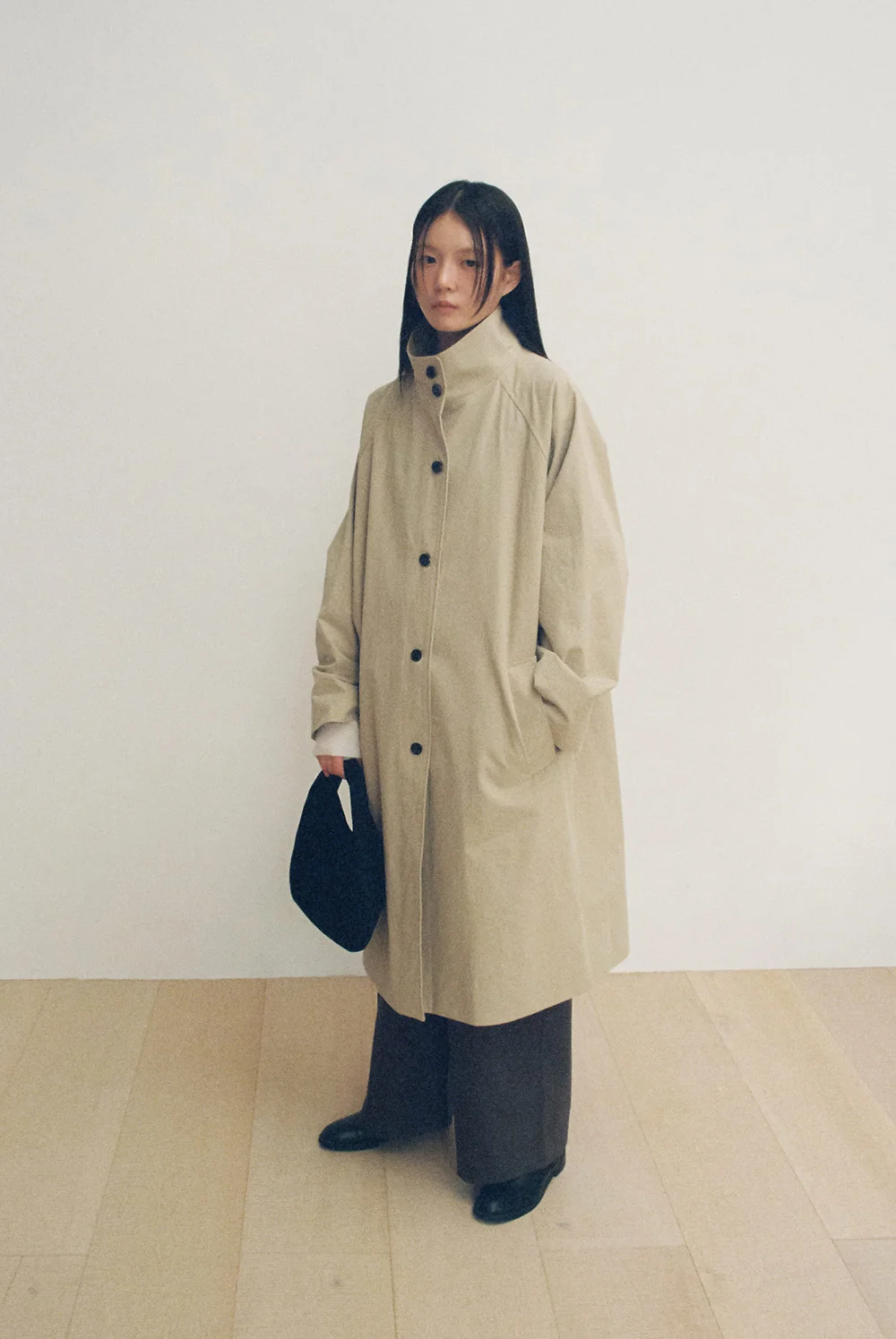 drop trench coat | OHOTORO