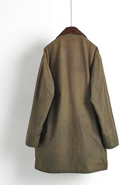 VINTAGE】86s 2warrant Barbour BORDER Sage C42 - 毎日を楽しく豊かに