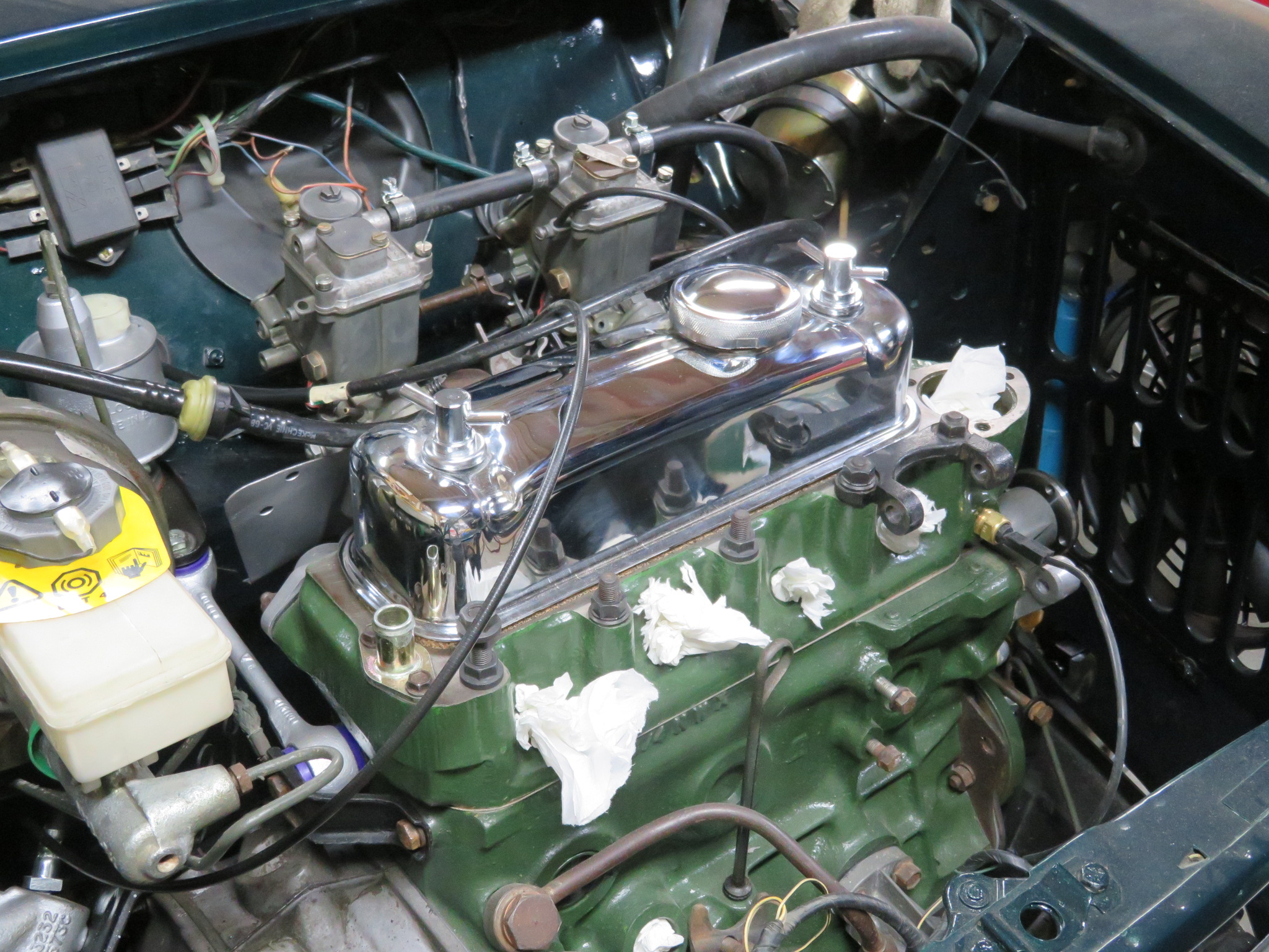 ローバーミニ、ヘッドカバー/ガスケット交換 ロッカーカバー Mini ミニ