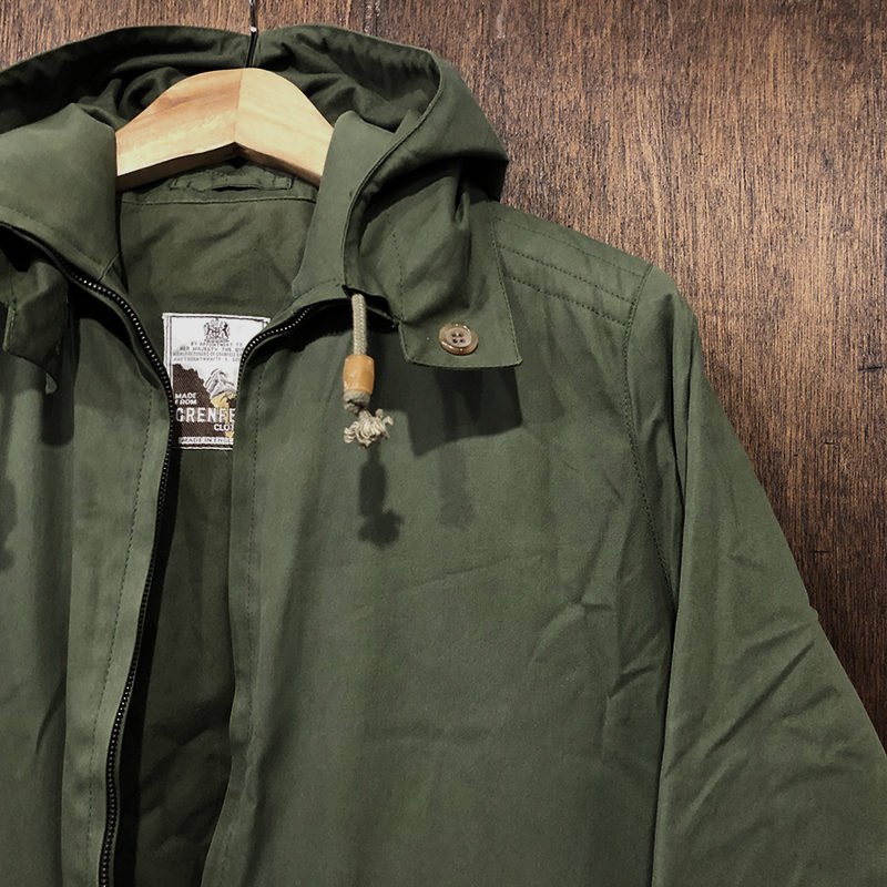 Grenfell Walker Jacket Olive Mountain Tag Vintage 36/91cm Mint