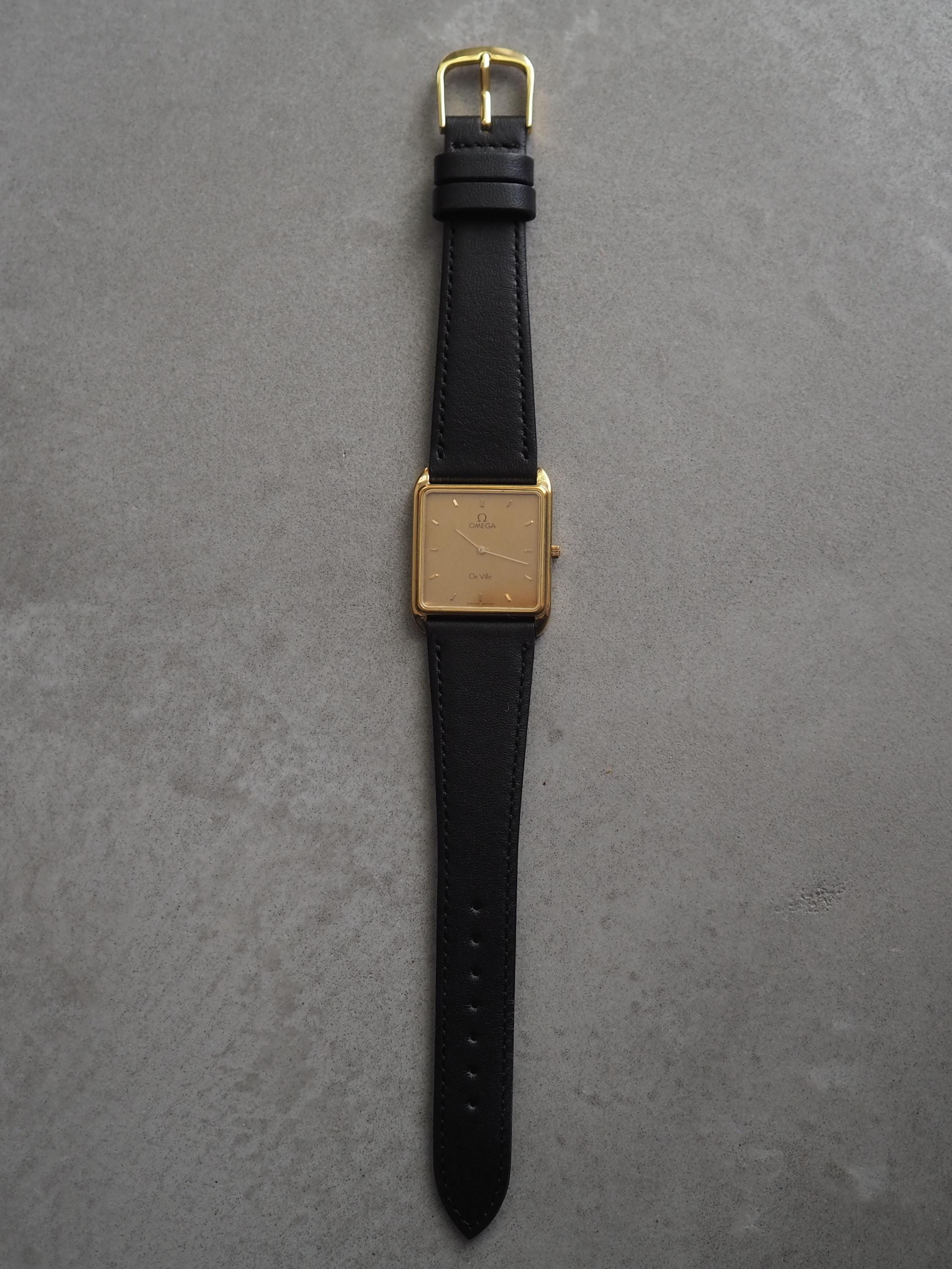 OMEGA オメガ DE VILLE デビル スクエア ウォッチ 腕時計 ゴールド