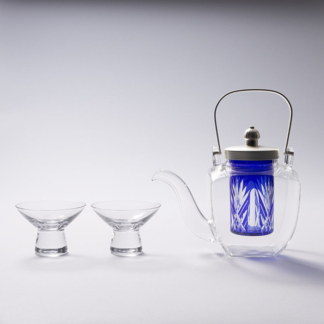 Edo Kiriko Chirori Sake Set – omakase