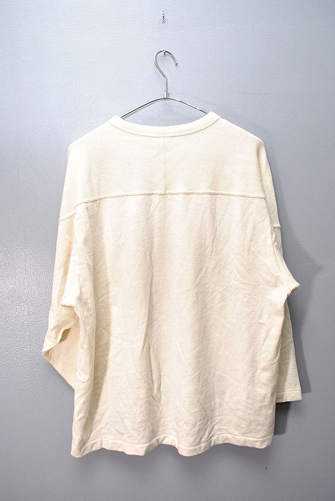 COMOLI ウールフットボールTシャツ