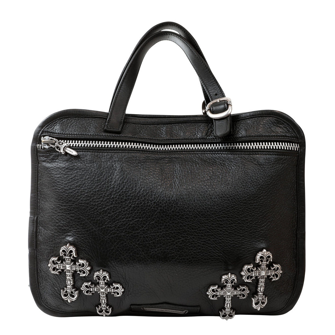 Elevate Your Style with an Authentic Chrome Hearts Black Leather