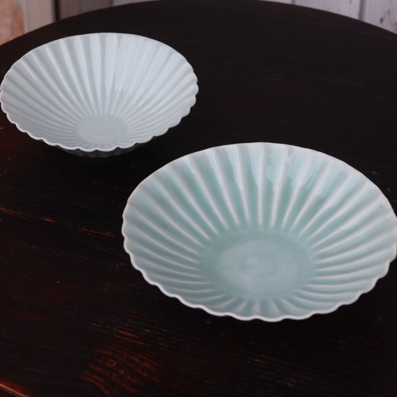 コウホ窯 市野吉記 シノワズリ 楕円皿 - 作家ものの器と生活雑貨 on-la