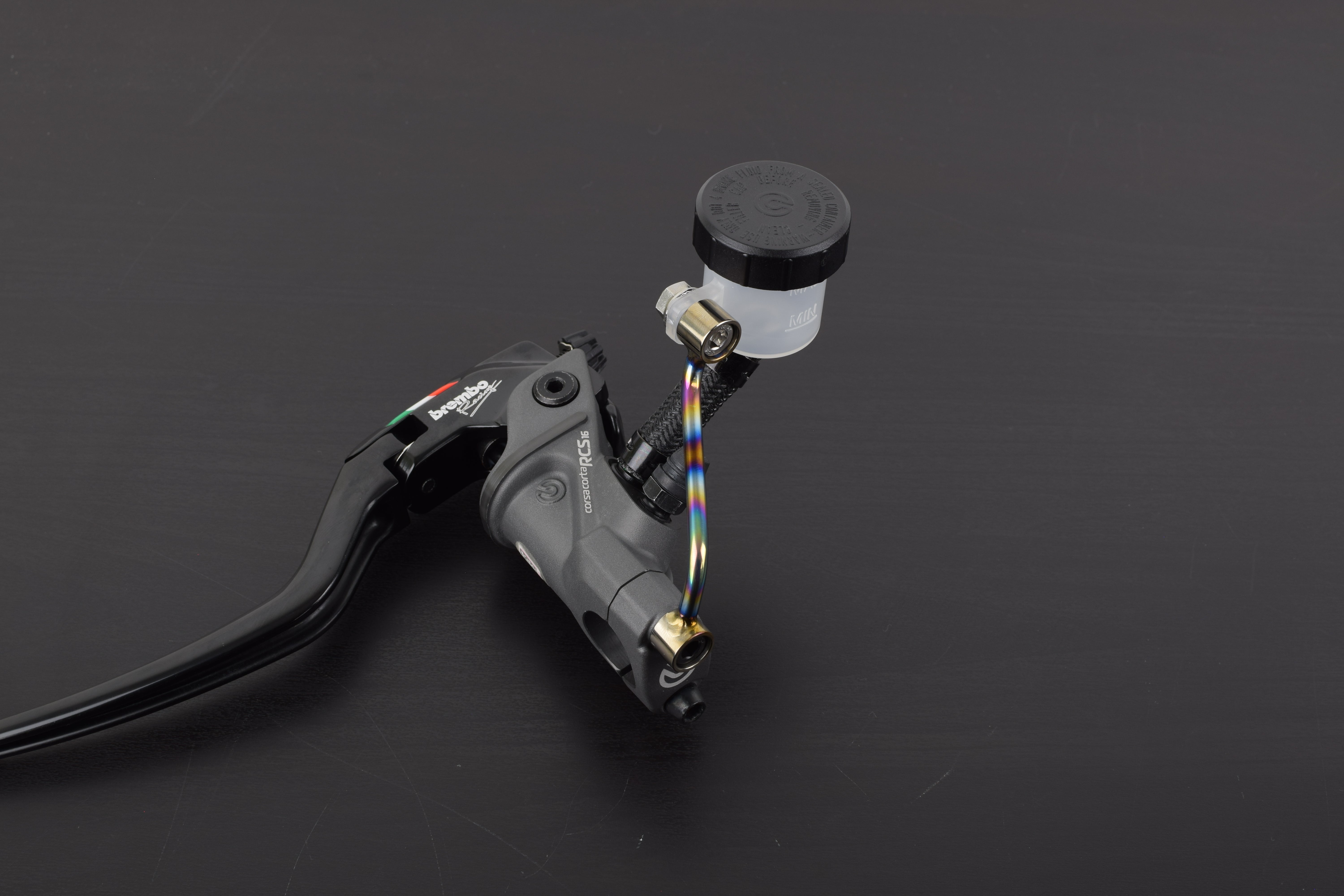 brembo RCS CorsaCorta クラッチマスターシリンダー チタニウムステー