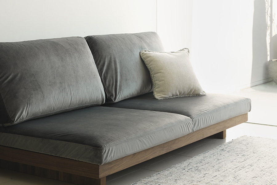 マスターウォール デニッシュソファ ワンアームカウチ 90｜家具の通販