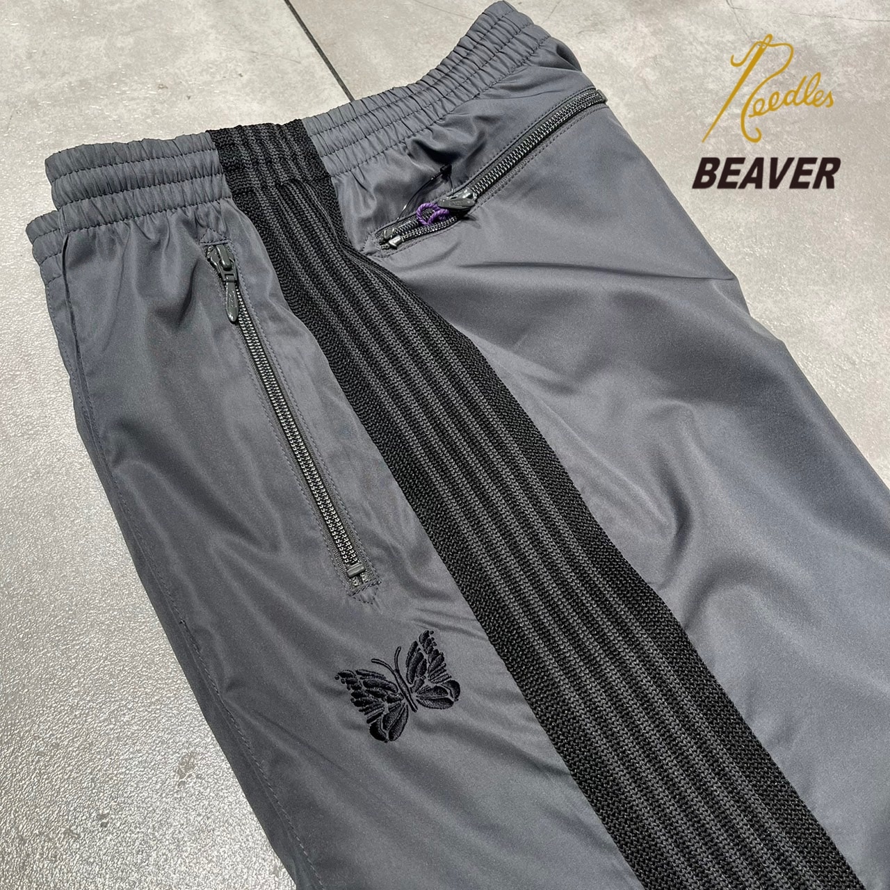 Needles/ニードルズ/BEAVER×Needles 別注Nylon Track Pants 25ss(XS