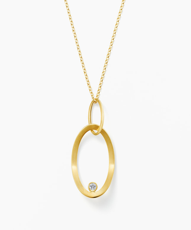 K18YG ダイヤモンド ネックレス ＜ “Wish upon a star®” カード