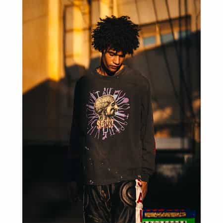 SAINT MXXXXXX＜セント マイケル＞ ヴィンテージ加工ロングスリーブ