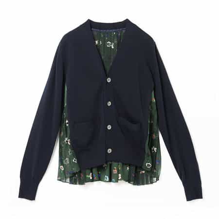 SACAI＜サカイ＞ コンビネーション ニットカーディガン（2264262