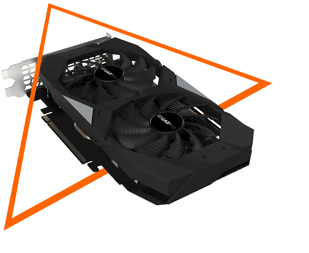 Placa de Video Gigabyte Geforce RTX 2060 OC Dual 6GB GDDR6 192Bit