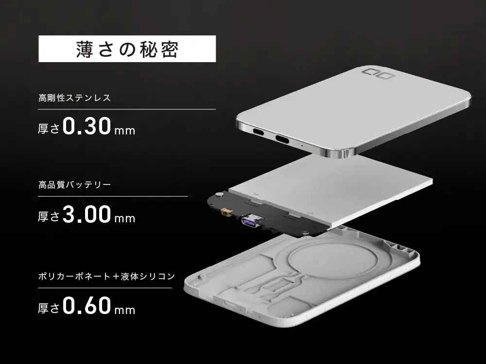 うっす～い！CIOが厚さ4.98mmのモバイルバッテリー「SMARTCOBY ULTRA