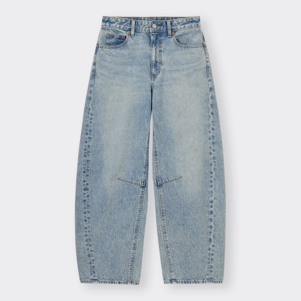 2,990円は衝撃！大ヒット【GU バレルレッグジーンズ】が今っぽくて