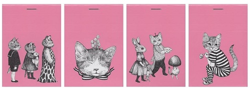 ダークかわいいネコのアイテムを展開！ 画家ヒグチユウコさんの