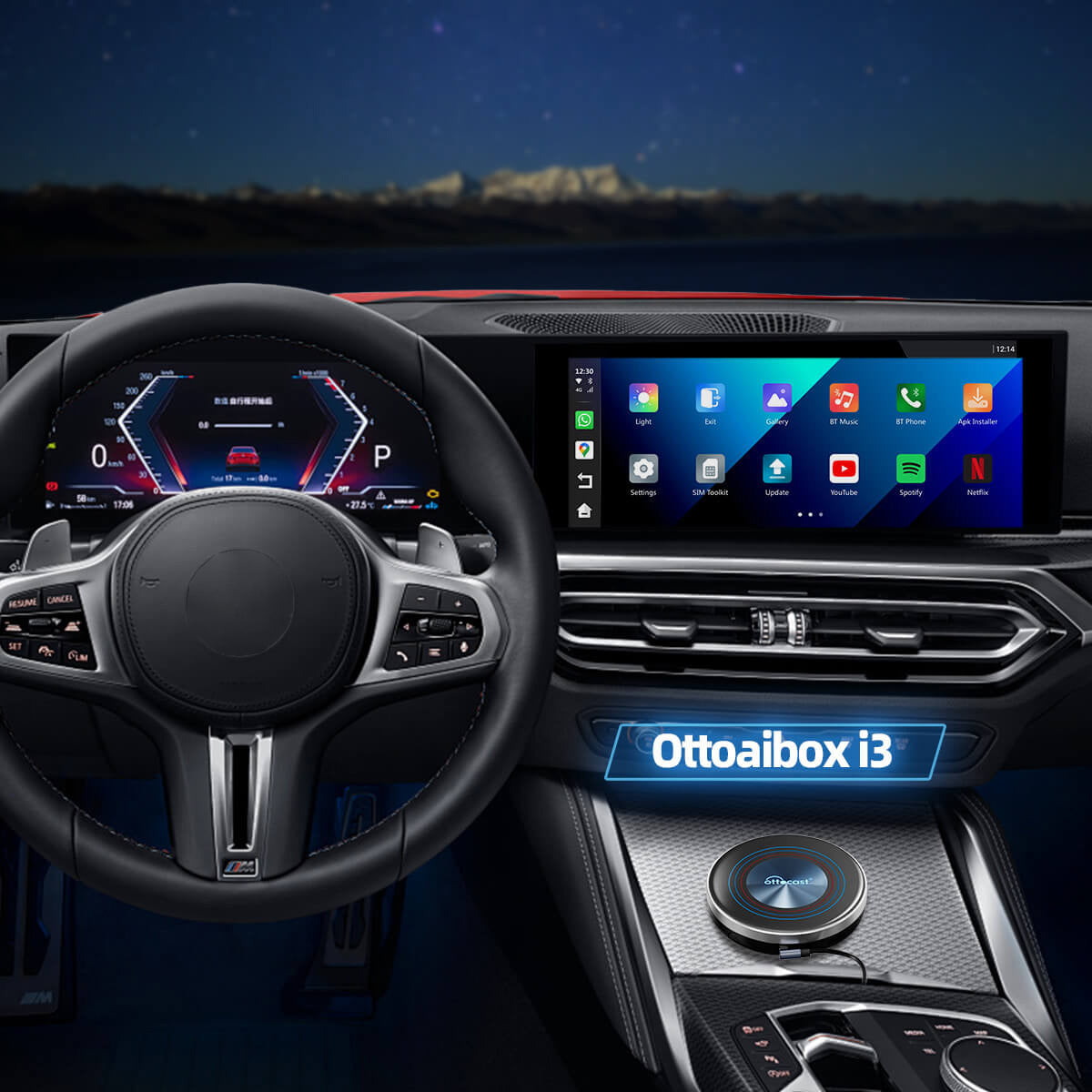 OTTOAIBOX I3 | BMW専用・USBに挿すだけで純正ディスプレイをAndroid化