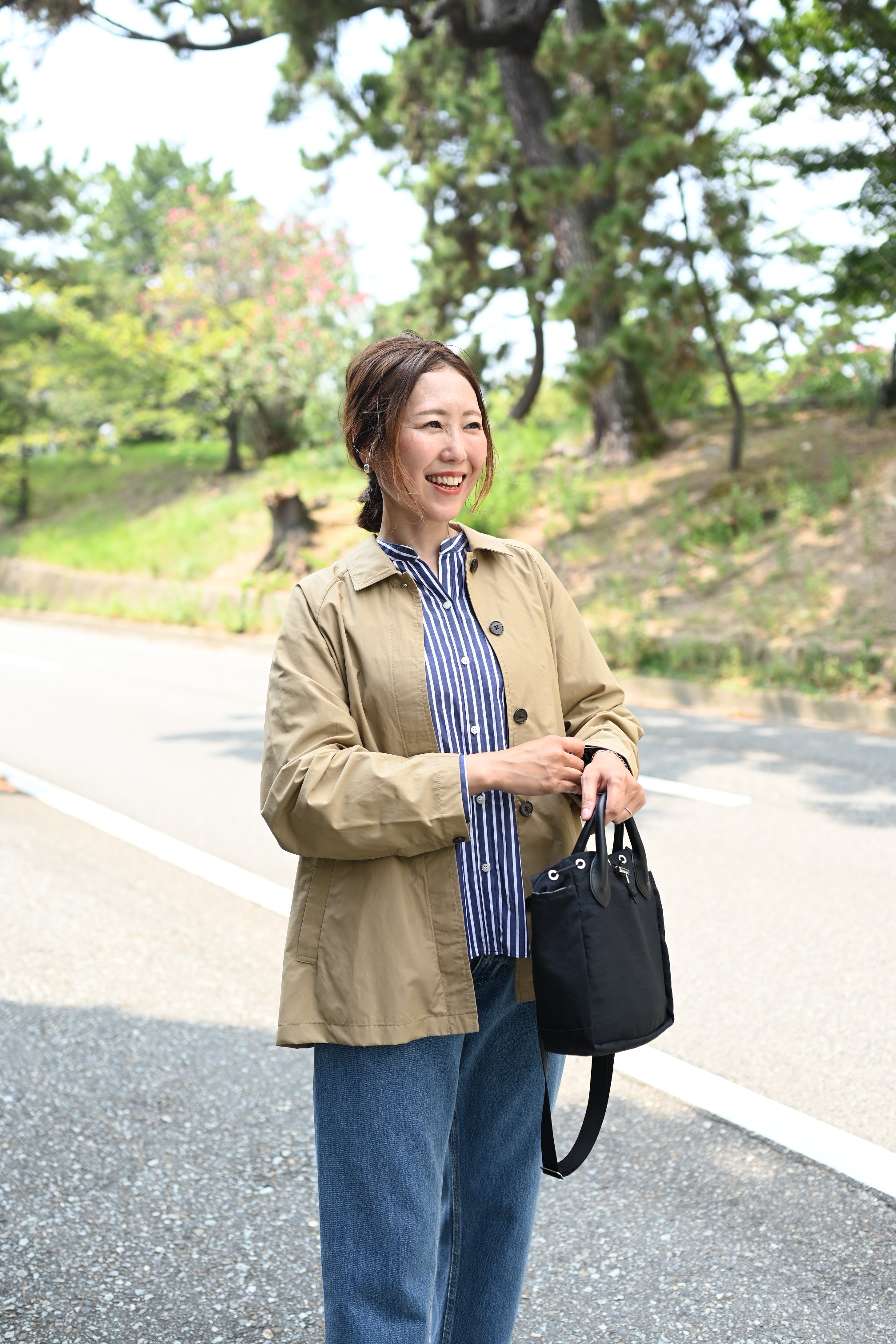 撥水素材のステンカラージャケット – OURHOME