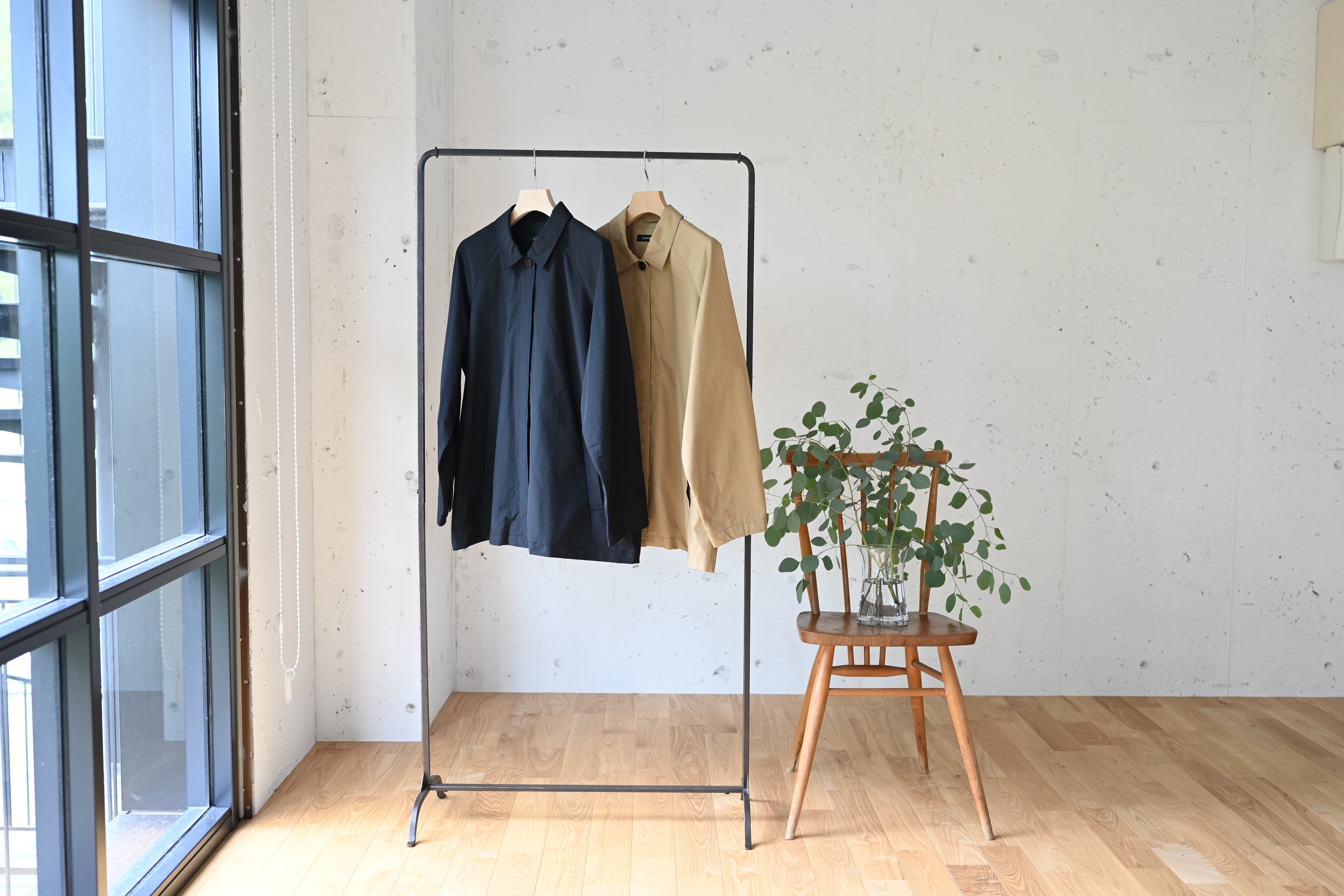 撥水素材のステンカラージャケット – OURHOME